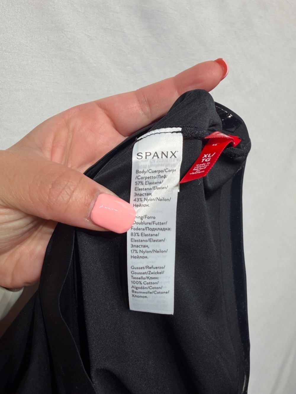 SPANX High-Waisted Midthigh Short Very Black XL NEW - Picture 7 of 8